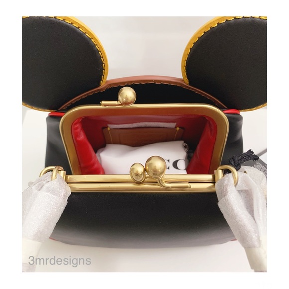 AUTH.COACH X Keith Harling| Glovetanned Leather Purse/Coin Purse & KS. Earrings - Picture 4 of 13